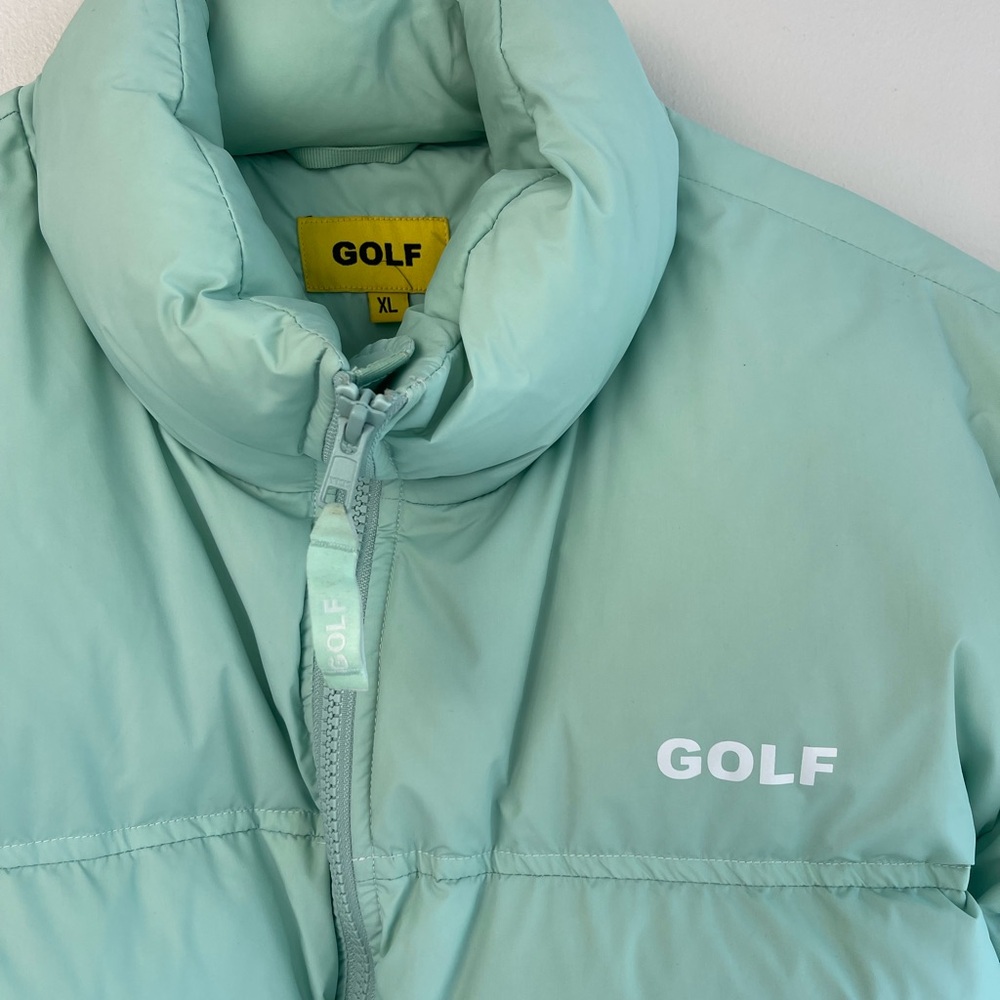 Golf Wang Light Green Puffer Jacket